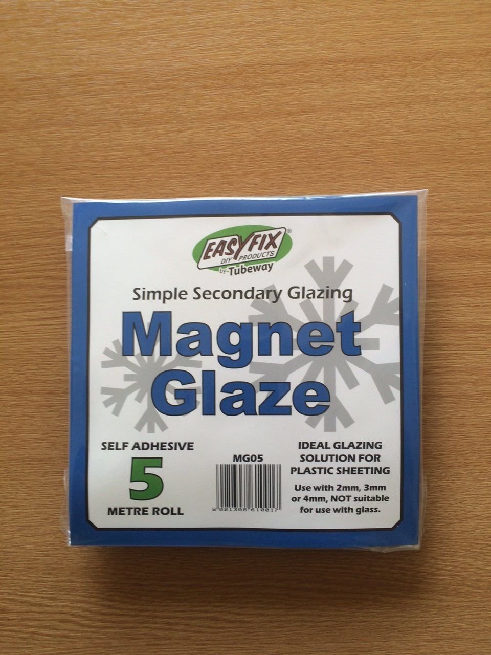 Easyfix 5m Magnet Glaze - Simple Secondary Glazing, for use plastic sheeting