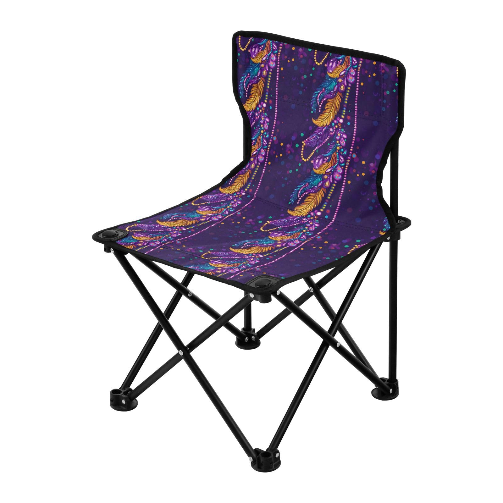 Chaise de camping portable Mardi Gras ultralégère compacte randonnée FRODOTGV