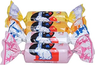 大白兎 ミルクキャンディー39g *4味 お試しセット ギフトセット candy型ラッピング 大白兔奶糖 ソフト (ミルク、あずき、マンゴー、バナナ)