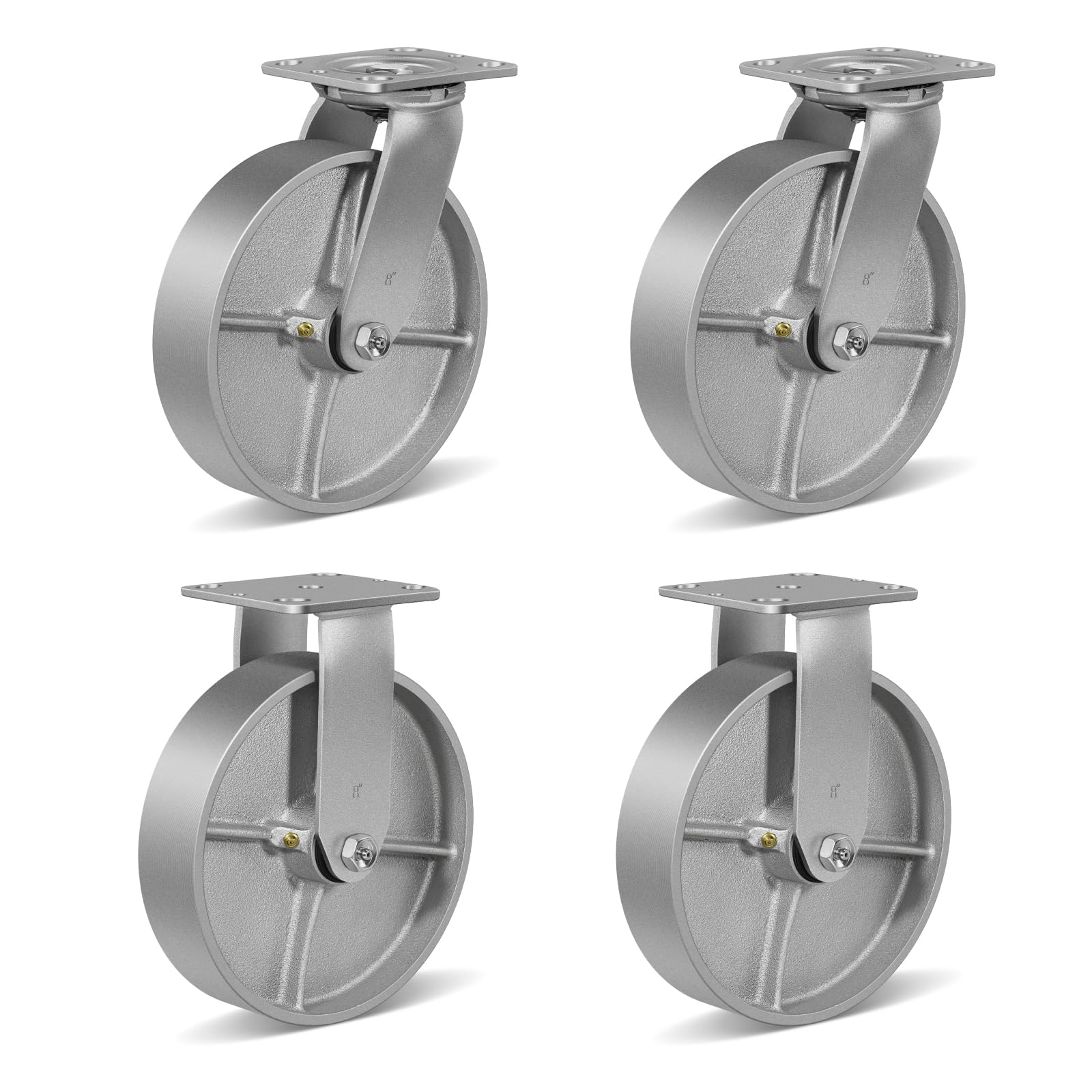 Heavy Duty Caster Wheels - 5000LB Capacity -22