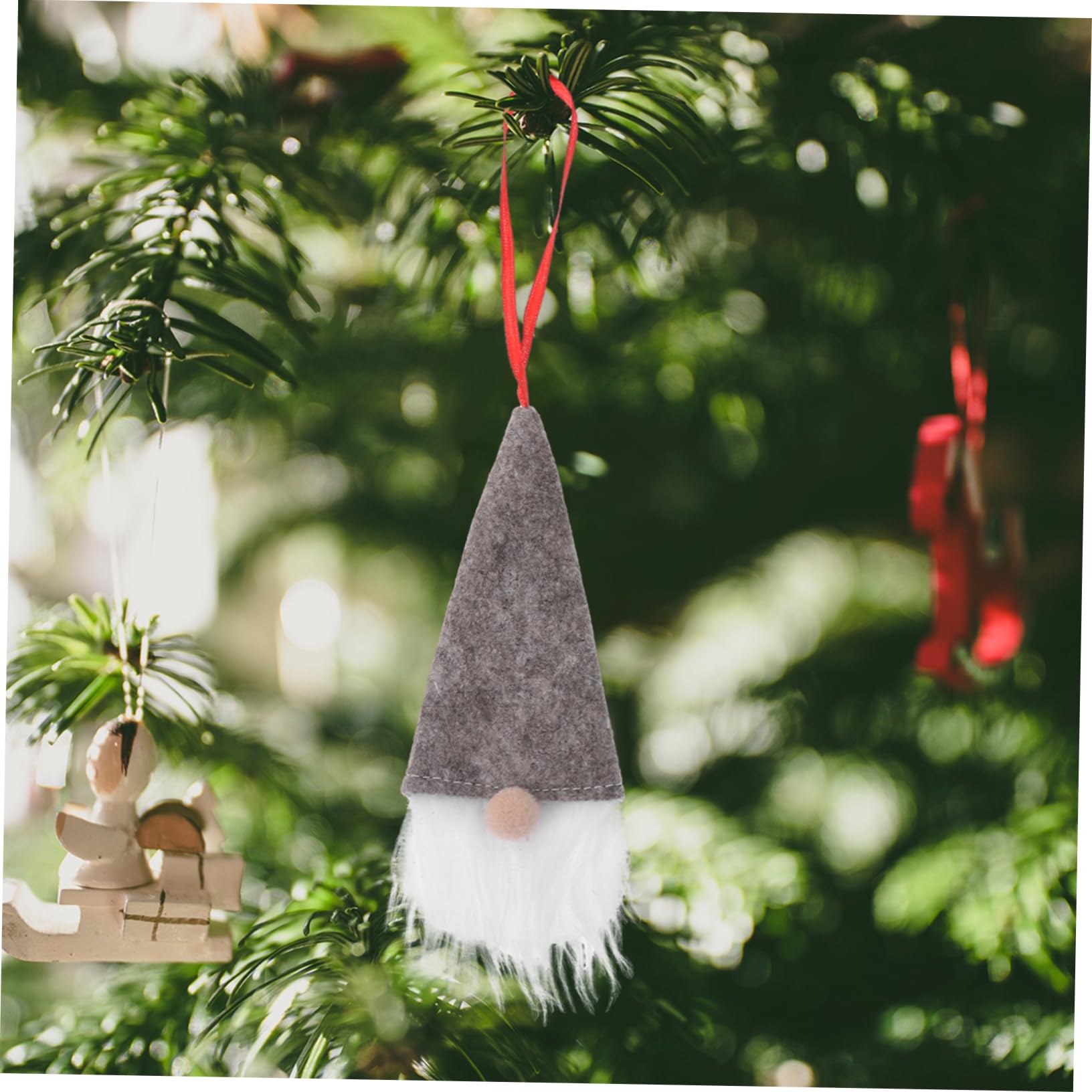 Cabilock 3 Sätze Teiliges Weihnachtsbaum Hängeornament Mit GNOME Dekorationen Aus Plüsch Für Festliche Anlässe Und Weihnachtsdekorationen Stück * 3