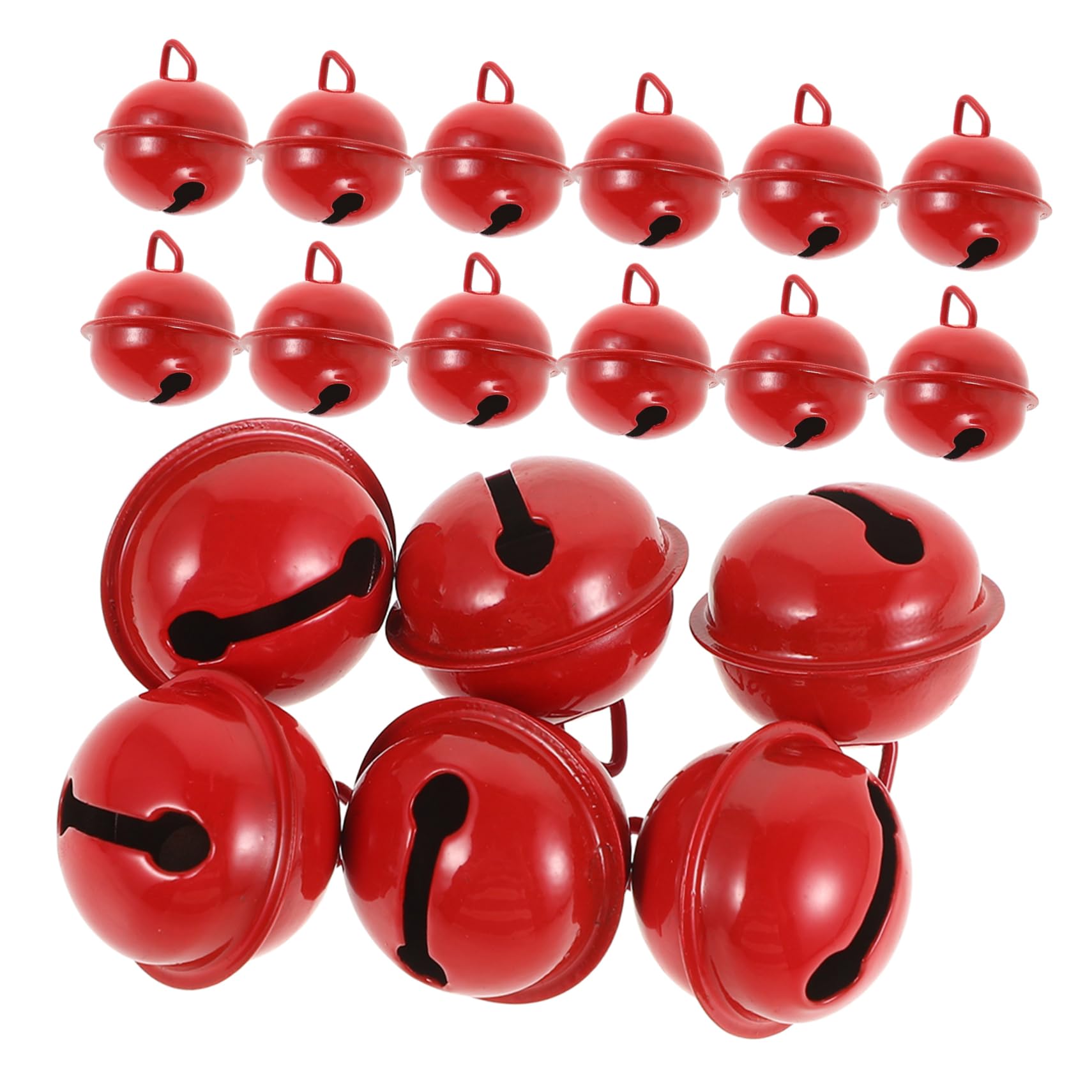 HOODANCOS 100Pcs Christmas Bells for DIY Crafts Bright Decorative Bells for Holiday Decor for Jewelry Making Present Packaging and Home Decoration