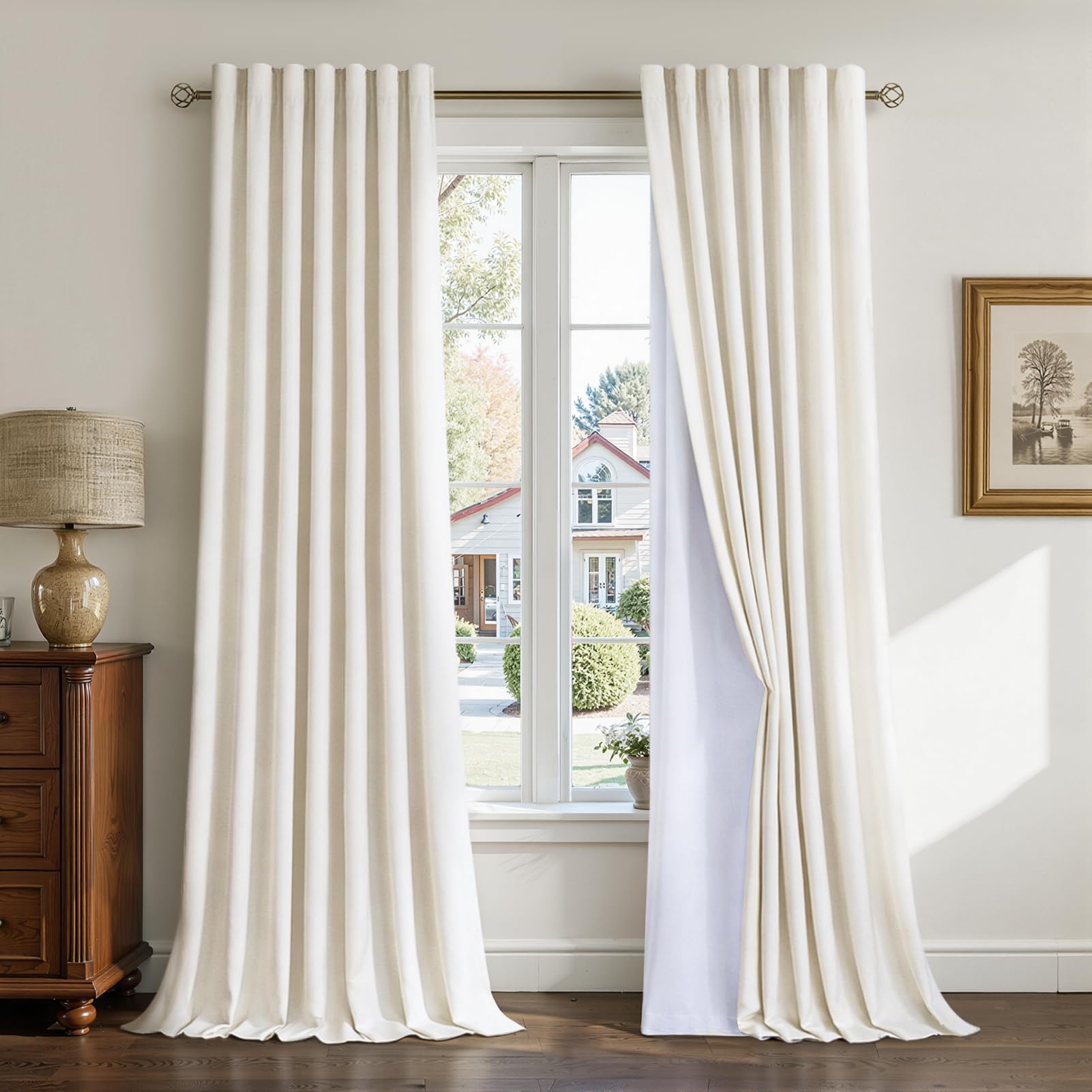 Topfinel Velvet 100% Blackout Curtains
