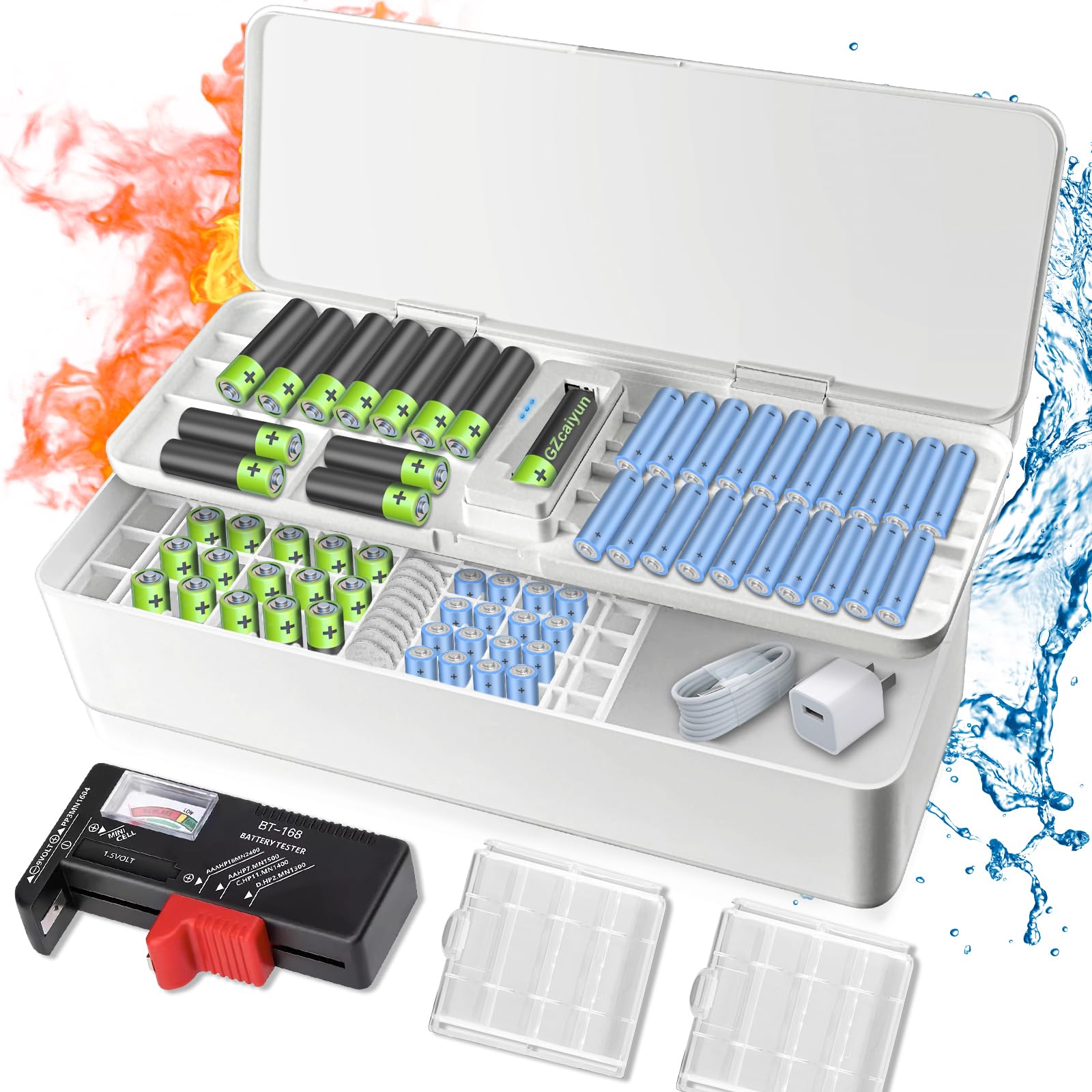Ansmann Batterijbox met alkaline batterijen 35 stuks | Gratis