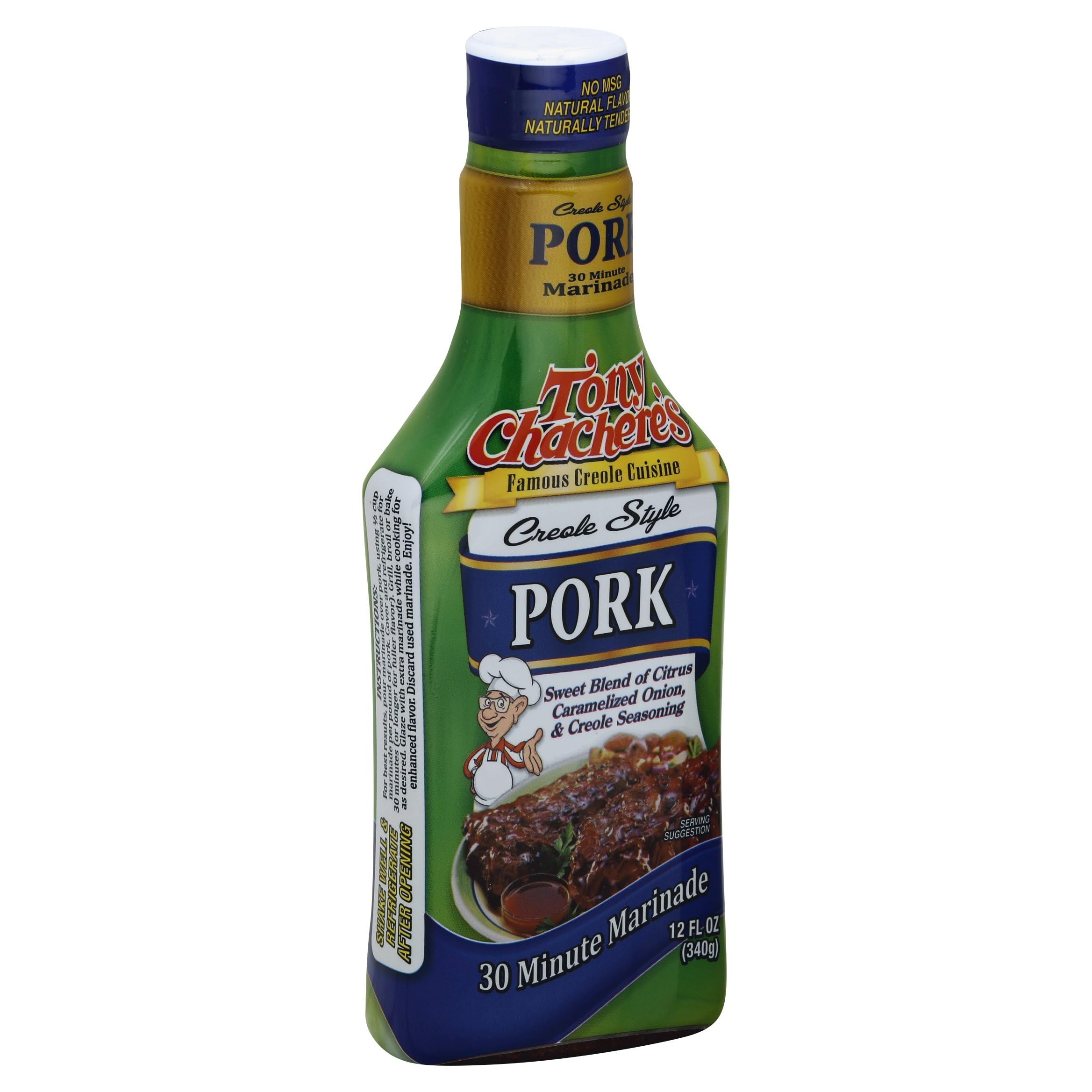 Generic T.ony Chachere's Pourable Pork Marinade 12 oz (Pack of 6)