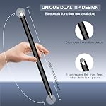 2IN1 Stylus Pen for Android 15/14 Tablet,for Samsung Galaxy Tab A9/A9+,Tab A8,Tab A7/A7 Lite,Fast Charge,Precision Touch Screen Stylus Pencil (Black)