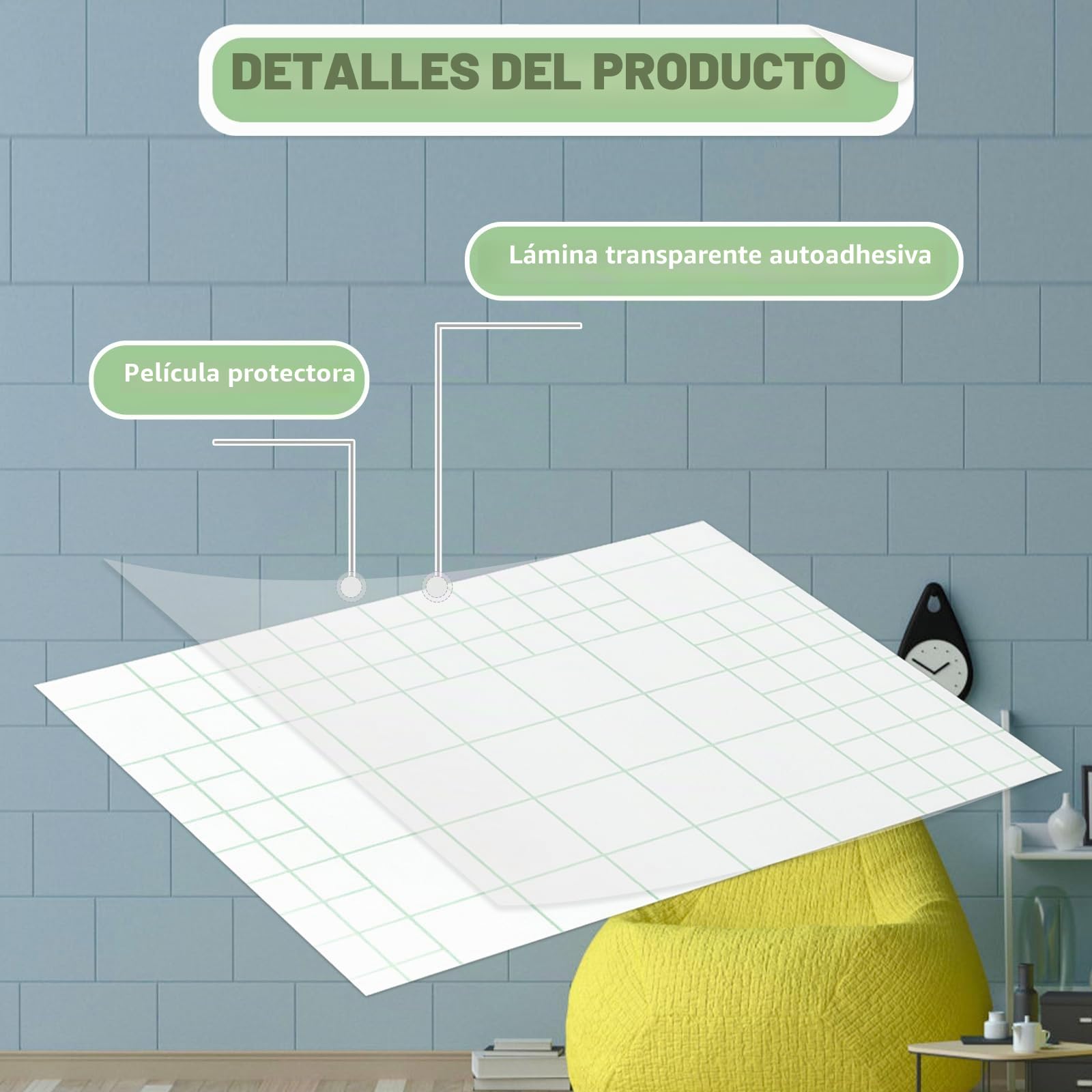 50 Hojas Hojas Laminadas Autosellantes, Hojas Laminadas Transparentes Impermeables, 6 Pulgadas Hojas Laminables sin Máquina con Rascador, Bolsas de Plastificar para Tarjetas de Visita Foto Pegatinas
