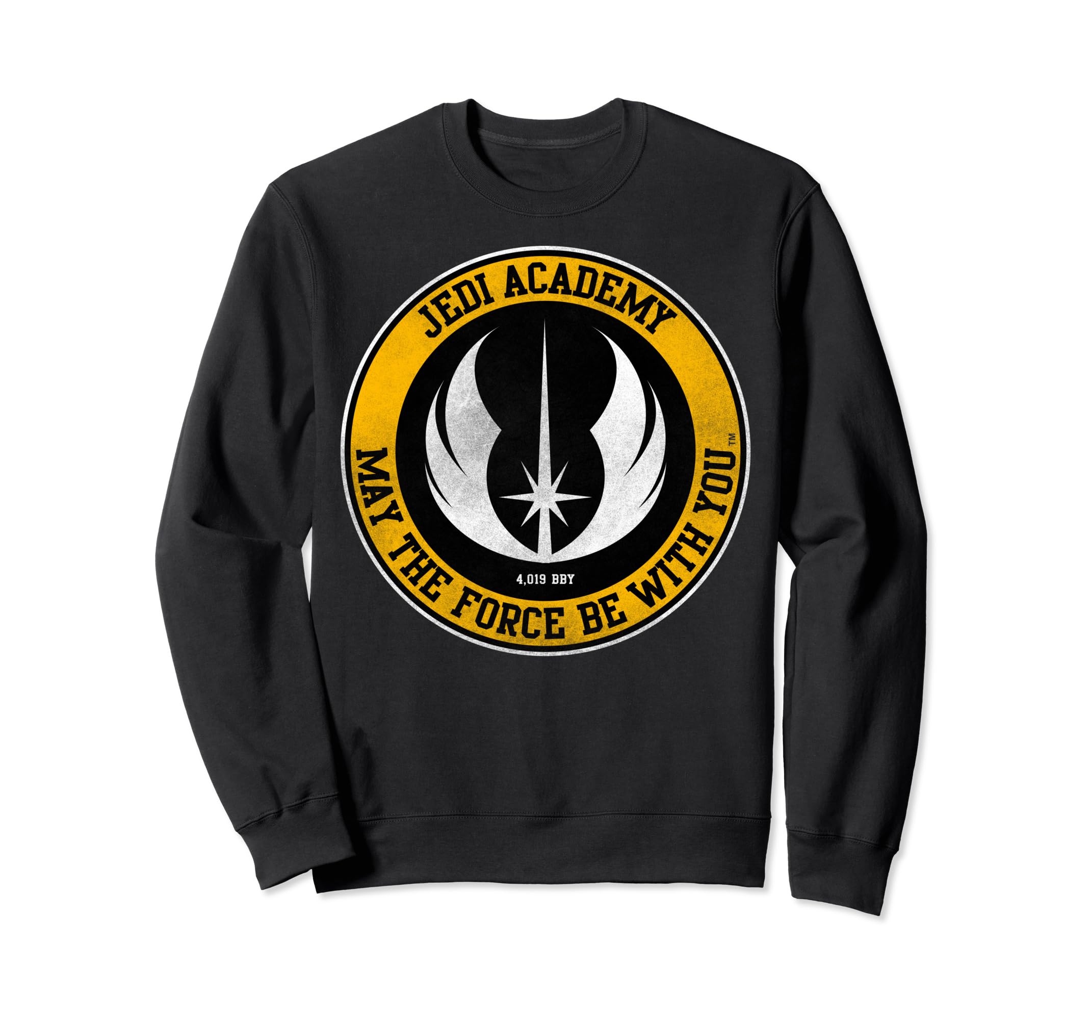 Star Wars Jedi Academy Gold Emblem Sweatshirt, Black