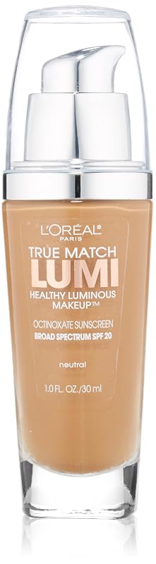 Base líquida iluminadora L'Oreal Paris True Match Lumi N7-8 Classic Tan Cappucino, 30 mL