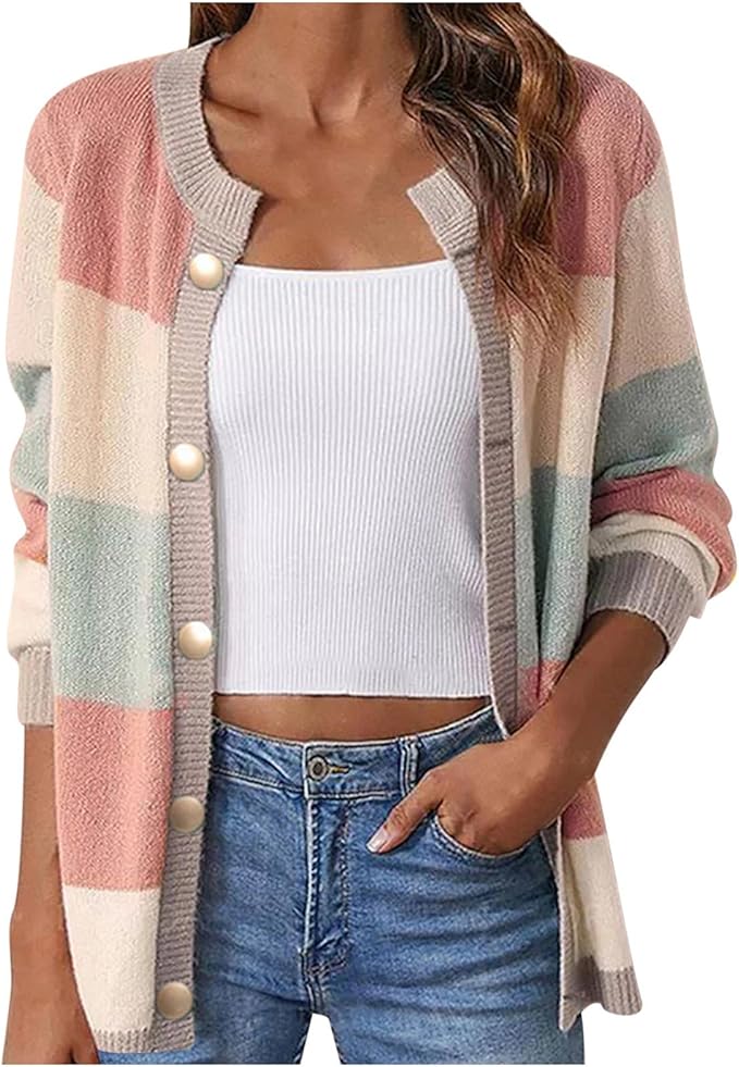Chunky Knit Cardigan Open Front Women Chunky Cardigan Women's