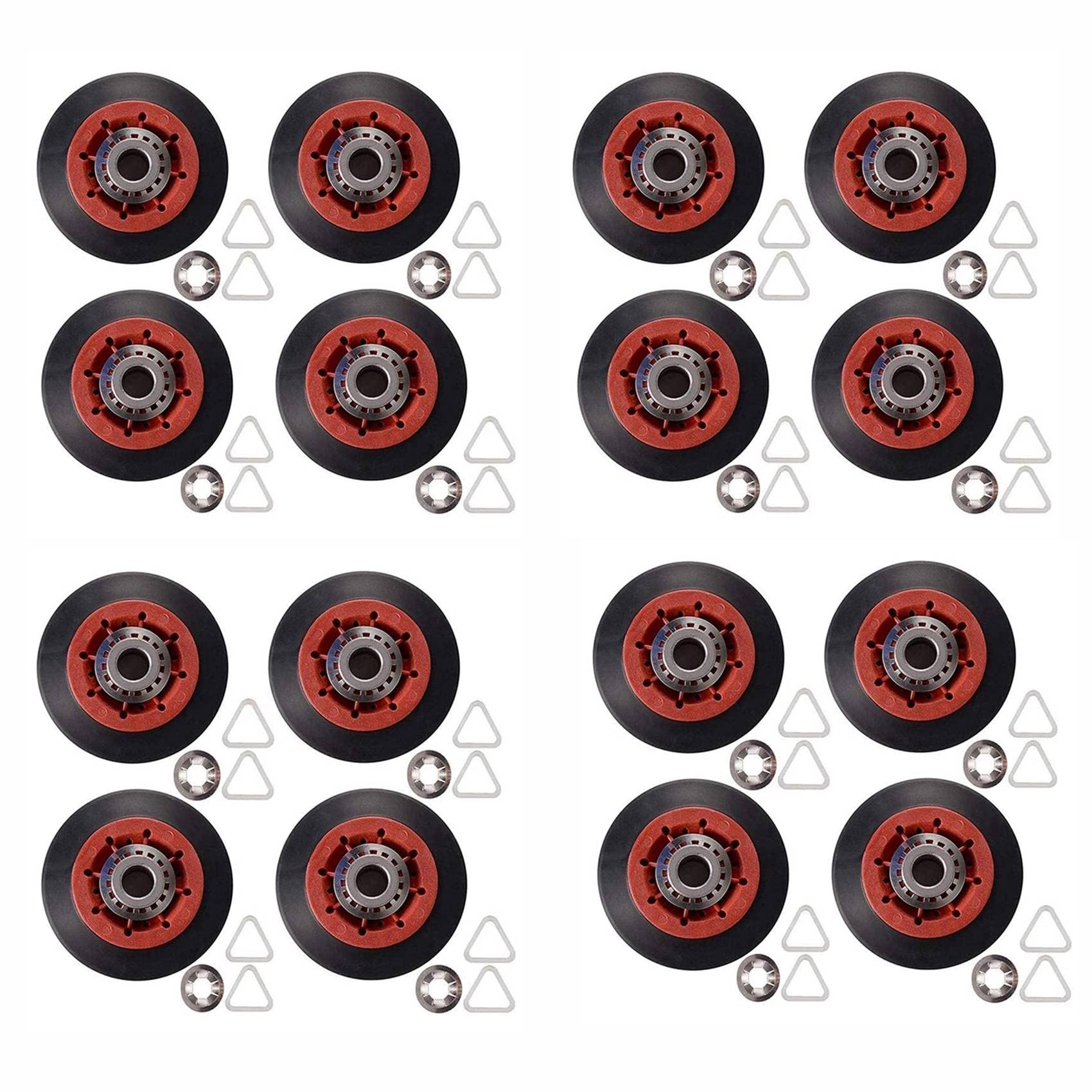 Hndhbfgrt 12PCS Roller Drum Dryer Fit for, 8536974 Replaces, 8536973, W10314171, WPW10314173, PS11752609