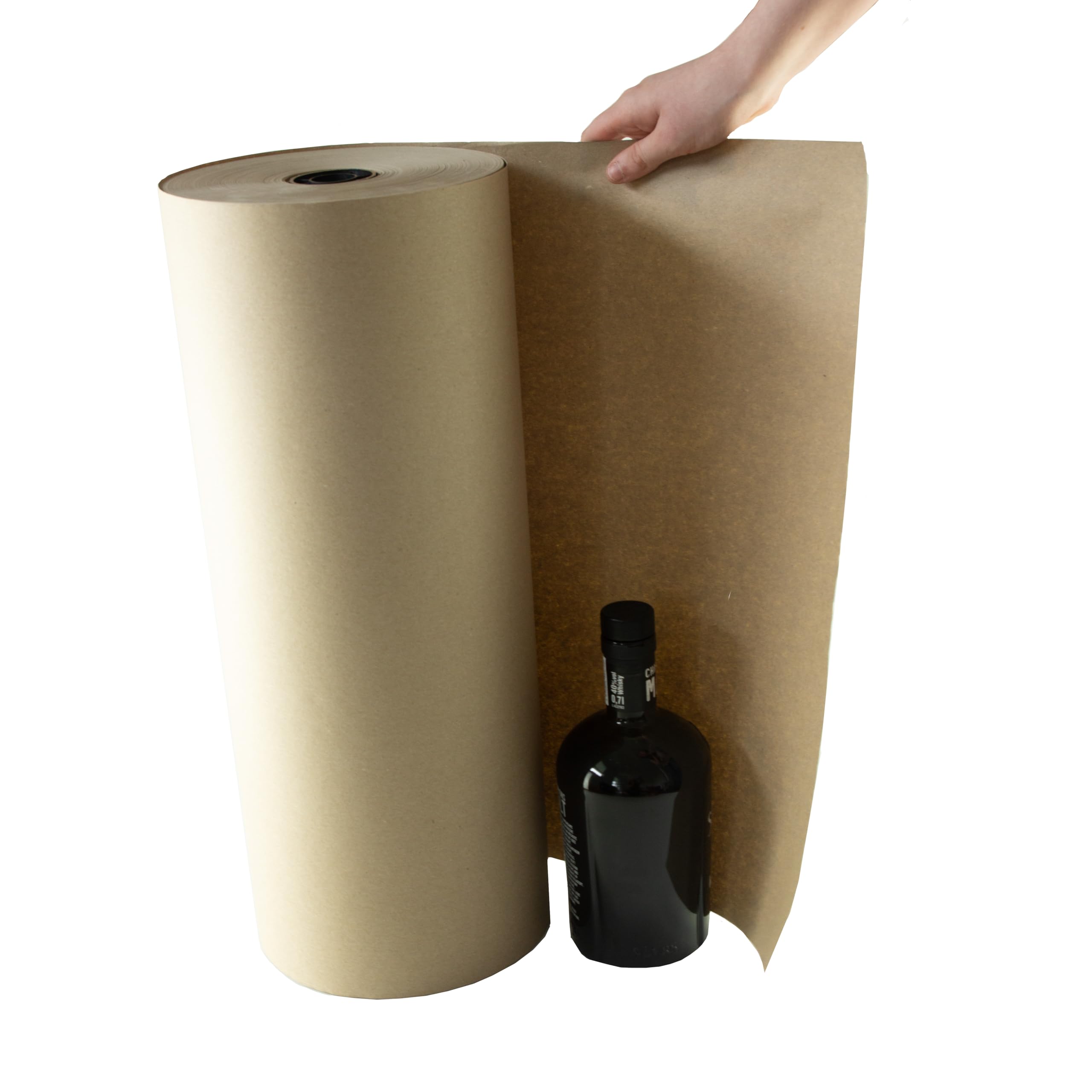 2 Rollen Wellenstoff Schrenzpapier Packpapier 100cm breit 250m 80g/m² Einschlagpapier Knüllpapier Polsterpapier 100% Recyclingpapier Rolle Umzug Versand