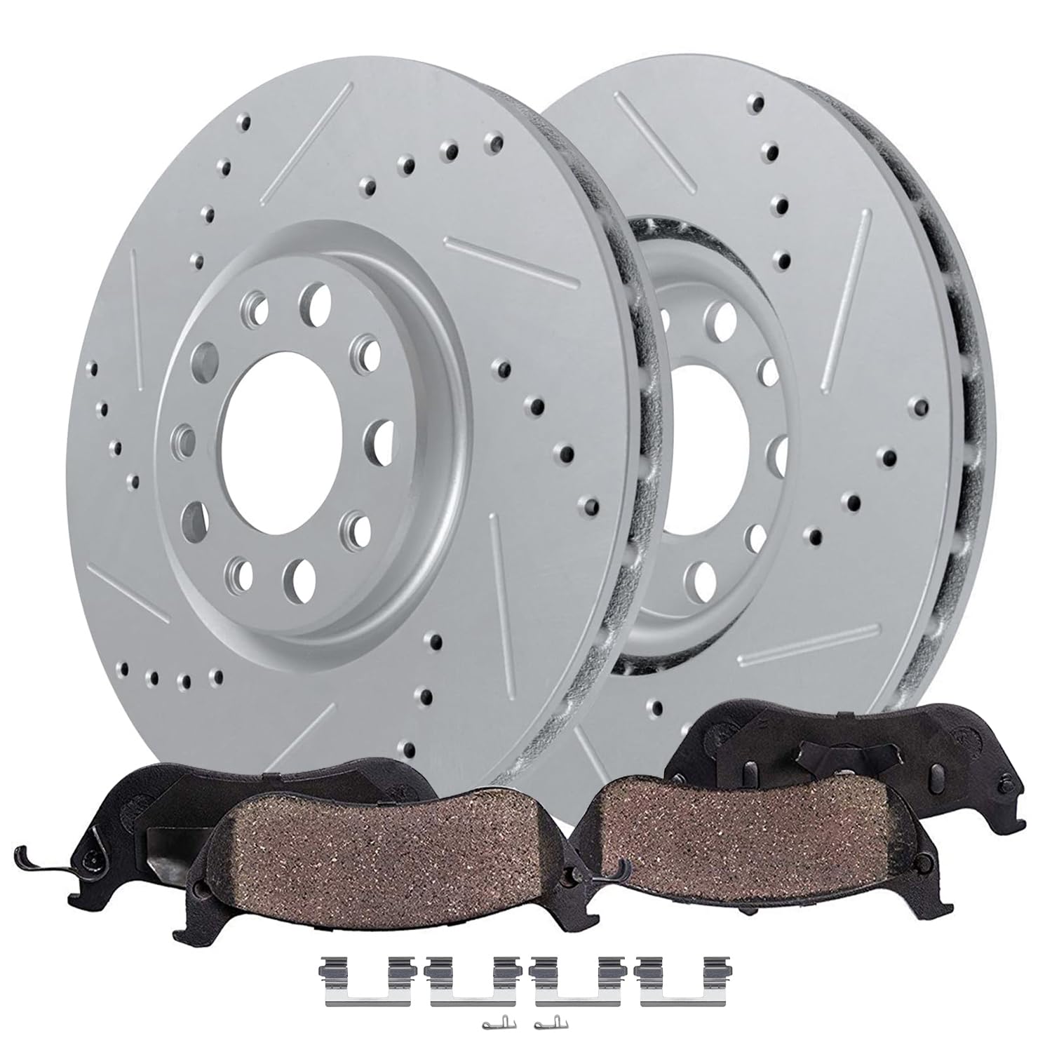 Detroit Axle - Front Brake Kit for Jeep 2014-2022 Cherokee