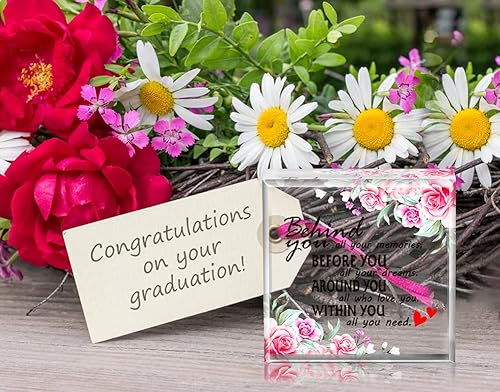 Miniatura 2 de WaaHome Divertidos regalos de graduación para ella, él, personas mayores, recuerdo de girasol y decoración de pisapapeles, regalos de graduación