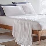 Full Sheets, 100% Viscose Derived from Bamboo, Silky Cooling Sheet Set, 16