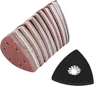 Fafeicy 101pc Sanding Set, Sandpaper for Bosch Fein Oscillating Multi Tool Cutting Cutter Pad Surface Finishing Work