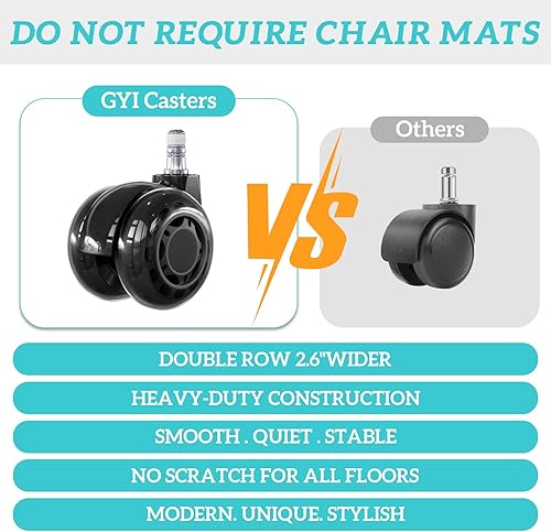 Miniatura 4 de GYI Silla de oficina ejecutiva de respaldo alto, silla de escritorio de oficina grande y alta, 400 libras con soporte lumbar, reposabrazos