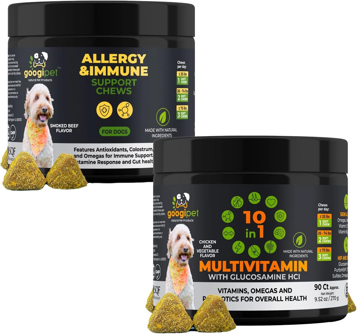 Natural 10 in 1 Dog Multivitamin with Glucosamine