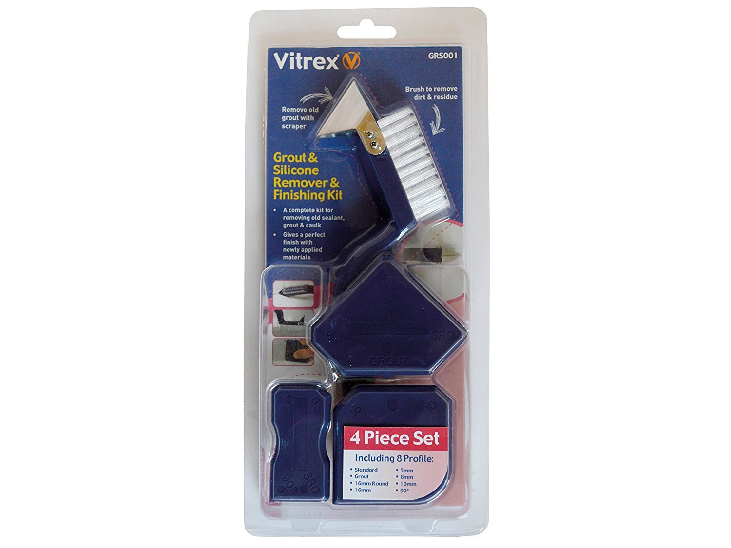 Vitrex Grout And Silicone Remover And Finishing Kit