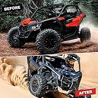 Vista 4 de A & UTV PRO Parachoques delantero para 2017-2024 2025 Can Am Maverick X3 Max Turbo R RR, tubo de acero resistente, accesorios protectores de cepillo