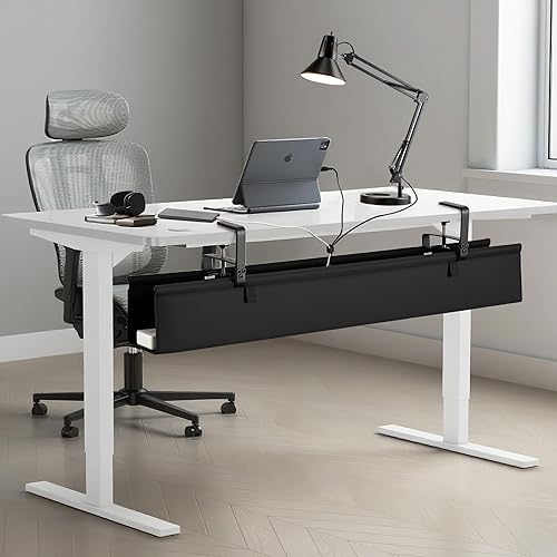 Miniatura 5 de Bandeja grande para organizar cables debajo del escritorio, organizador de cables de tela para organizador de cables, organizador de cables de