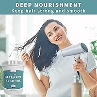 Vista 4 de Alcohol cetearílico de 21.17 onzas para hacer lociones, gránulos de alcohol cetearílico premium, suave y emoliente, fresco y agradable, adecuado