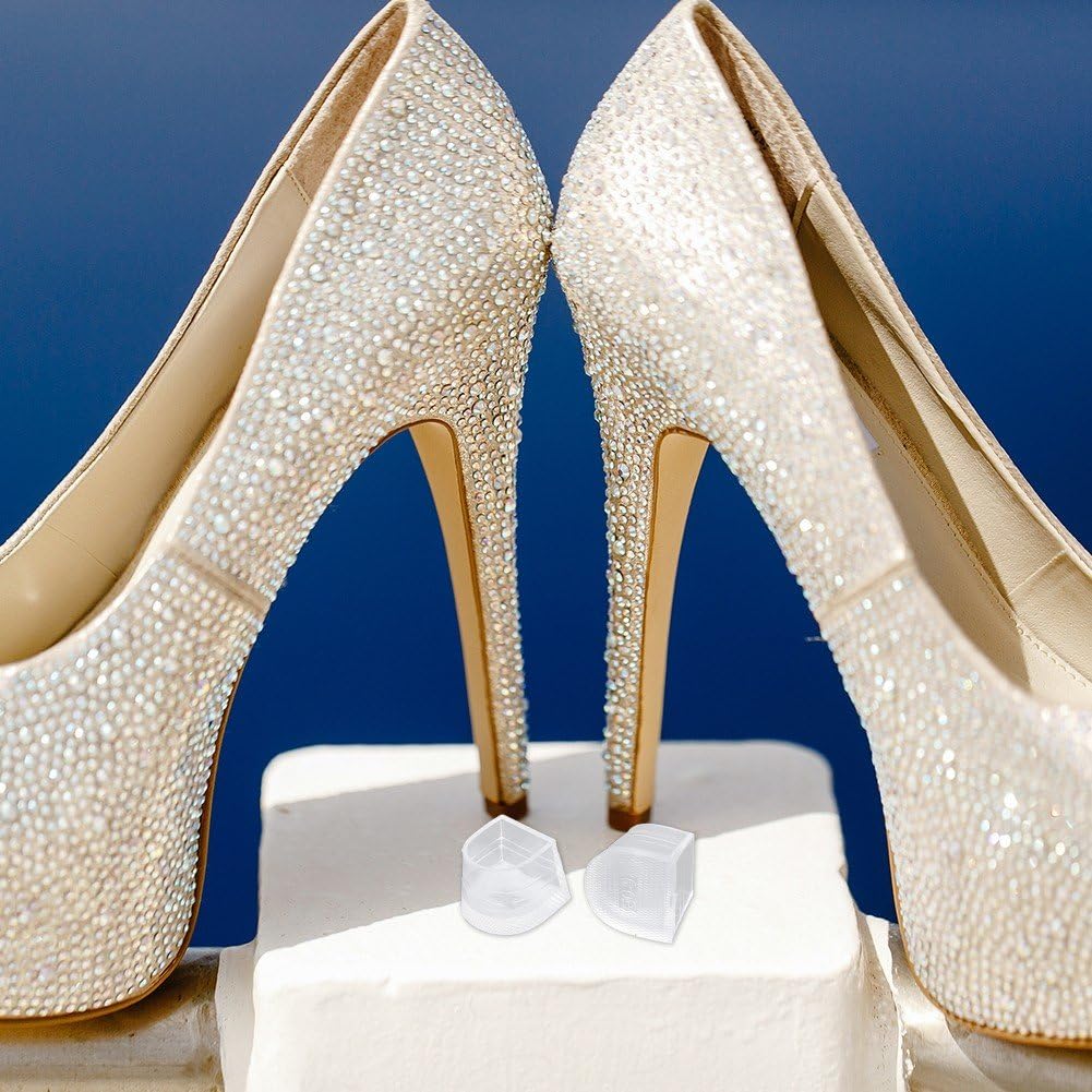 Kit Réparation Chaussures Embouts Talons Hauts Anti-dérapants - Lot 40 Pièces - TPU Durable - Réparation Facile Anti-dérapant Chaussures