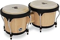 Vista 11 de Lp Lpa601 Aspire Bongos de roble con herrajes negros de madera oscura