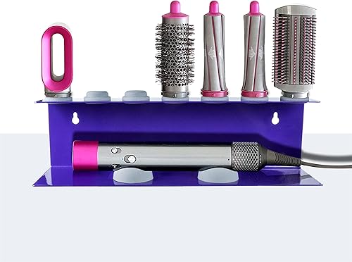Miniatura 6 de Soporte de pared para secador de pelo, adecuado para Dyson Airwrap, secadora y rizador de pelo, organizador de baño