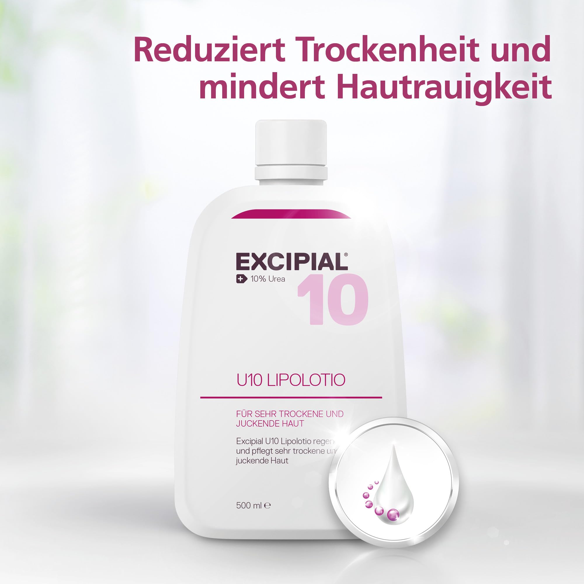 EXCIPIAL U10 Lipolotio Balsam do bardzo suchej i swędzącej skóry, 500 ml