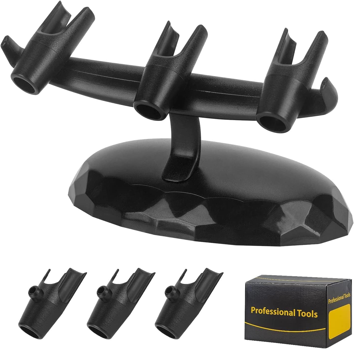 Soporte Para Aerógrafo Con 10 Pinzas De Cocodrilo - Base Estable, Puntas Protegidas, Ideal Para Modelismo Y Manualidades