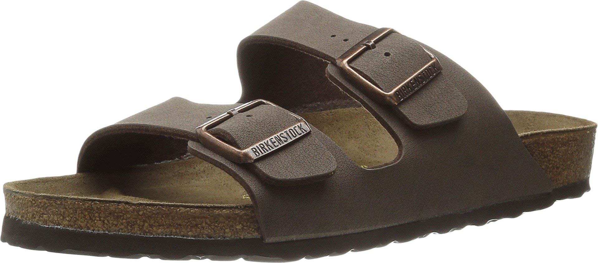 Birkenstock Arizona Unisex-Erwachsene Sandalen, Braun (Mocha Birkibuc), 45 (Normal), braun, 42 EU