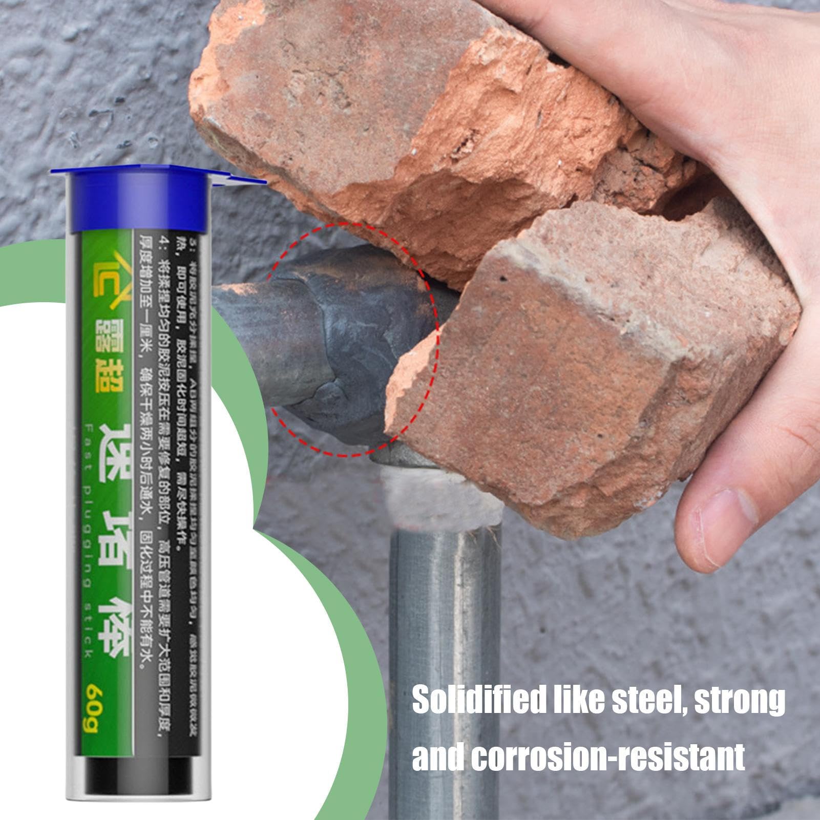 Mastice epossidico per metallo, mastice riempitivo per metalli | Sigillante per montaggio di riparazione impermeabile resistente al calore,Stucco riempitivo metallico per soluzioni rapide in ceramica,