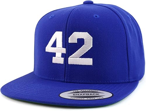 Miniatura 7 de Moda Ropa Tienda Número 42 Hilo Blanco Bordado Bill Snapback Gorra De Béisbol