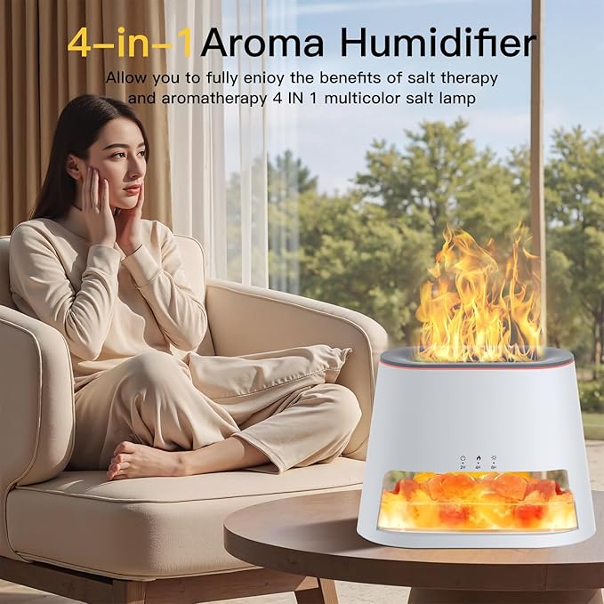 Difusor de Aromas Eléctrico Lámpara de Sal del Himalaya 260ml miniatura 6