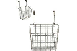 Spectrum Over-the-Cabinet Hanging Baskets for Kitchen or Bathroom