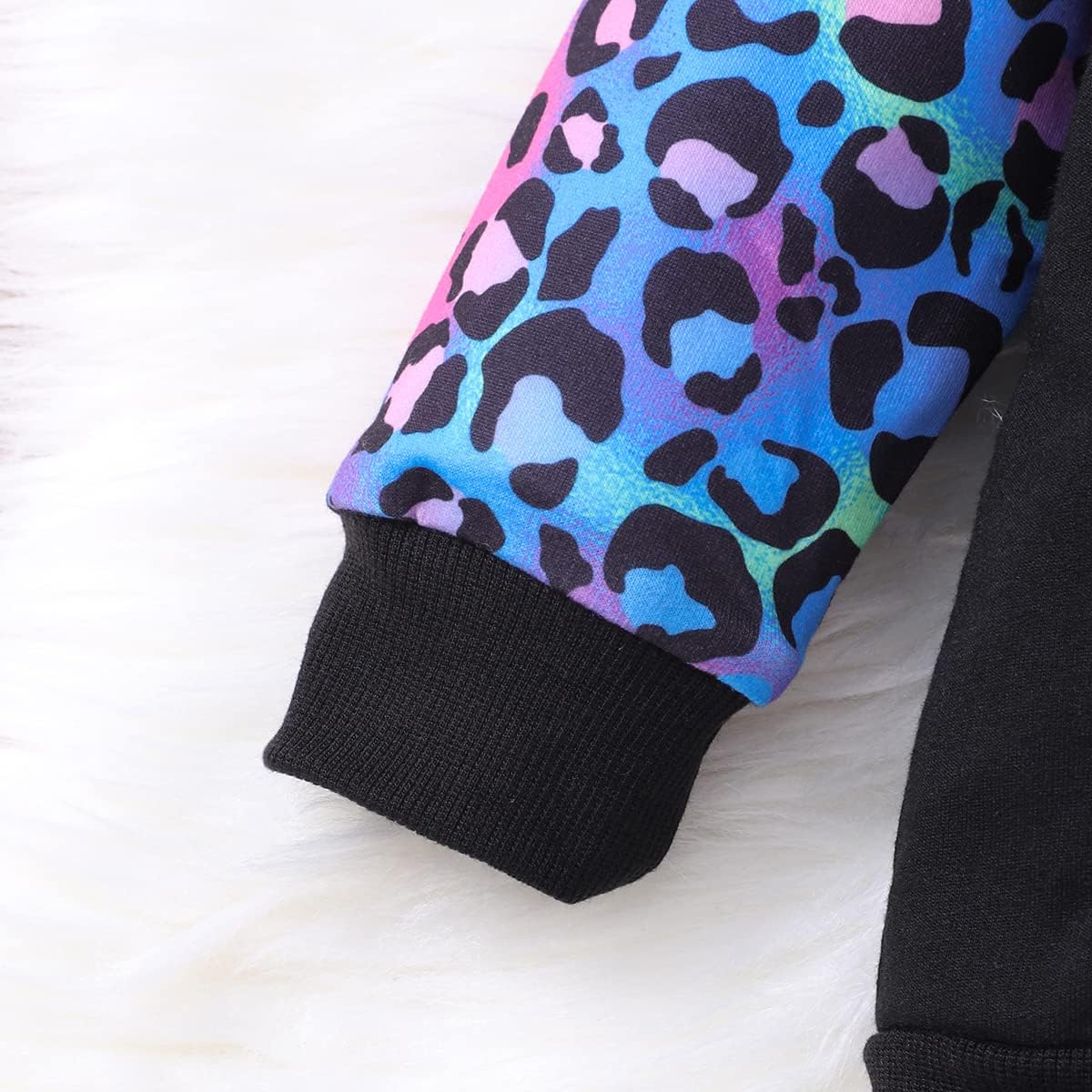 Girls Fall Winter Outfits Cartoon Animal Long Sleeve Crewneck Sweatshirt Top+Sweatpant 2 Piece Clothing Set 3-9T - Image 3