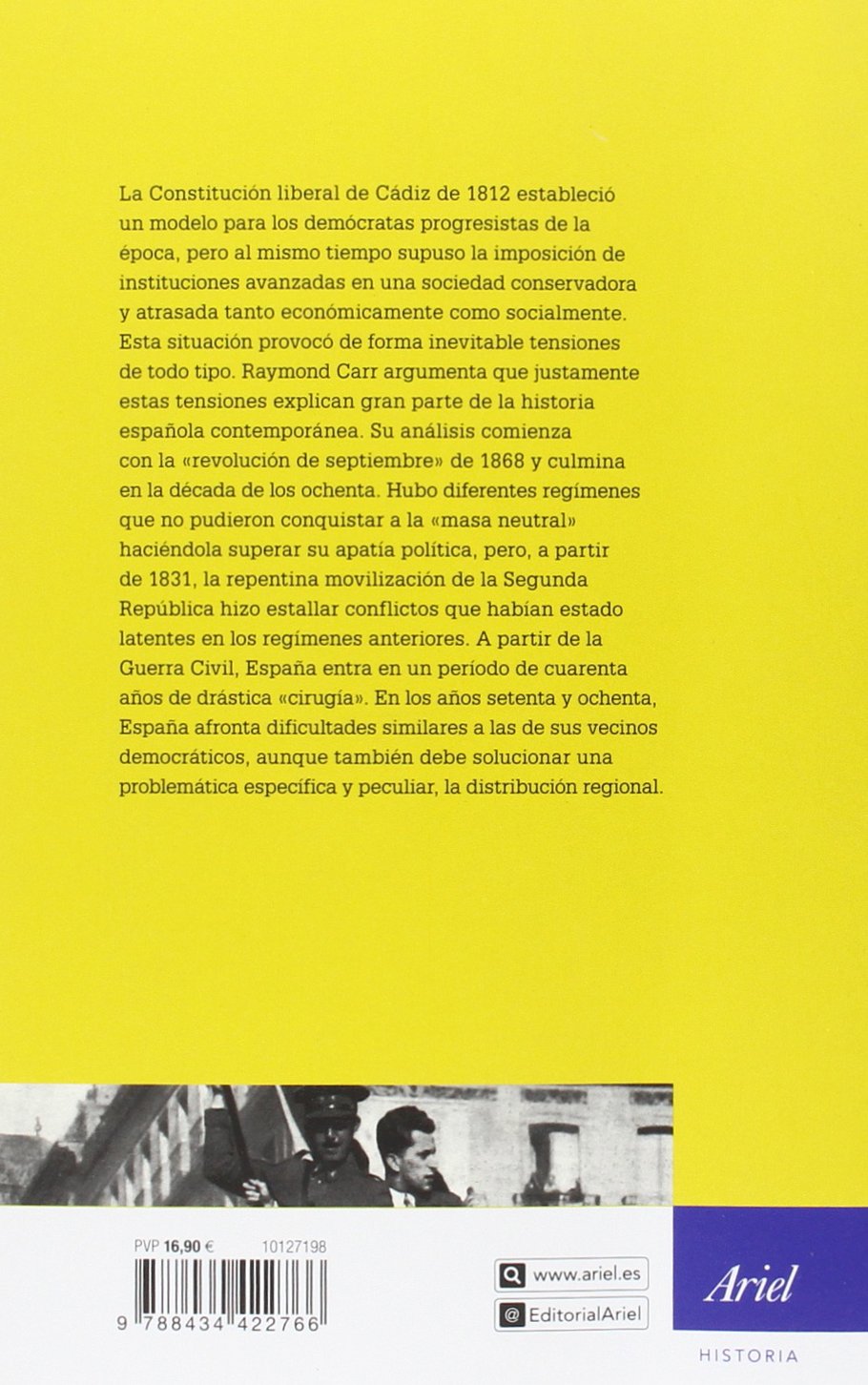 España: de la Restauración a la democracia, 1875-1980 (Ariel Historia)