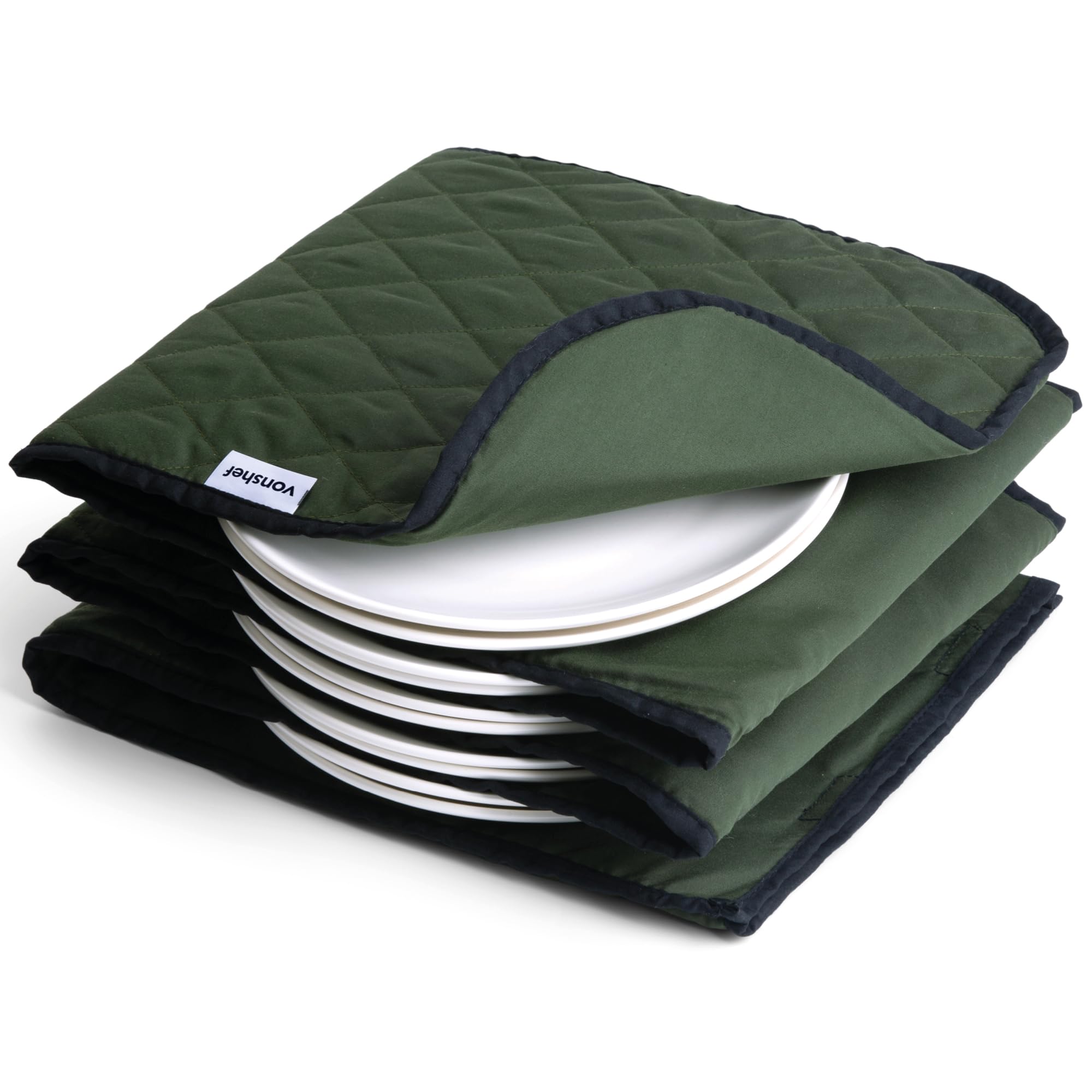 VonShef Plate Warmer Electric โ Extra Large 12 Plate Heater, Green (200W)
