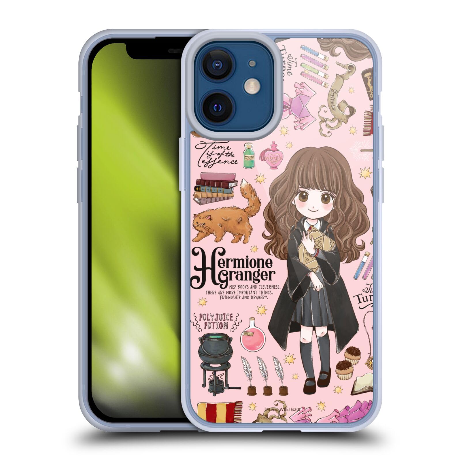 Head Case Designs Licenciado Oficialmente Harry Potter Patrón Luna Reliquias de la Muerte XXXVII Caso Funda de Gel Suave Compatible con Apple iPhone 12 / iPhone 12 Pro — view 53