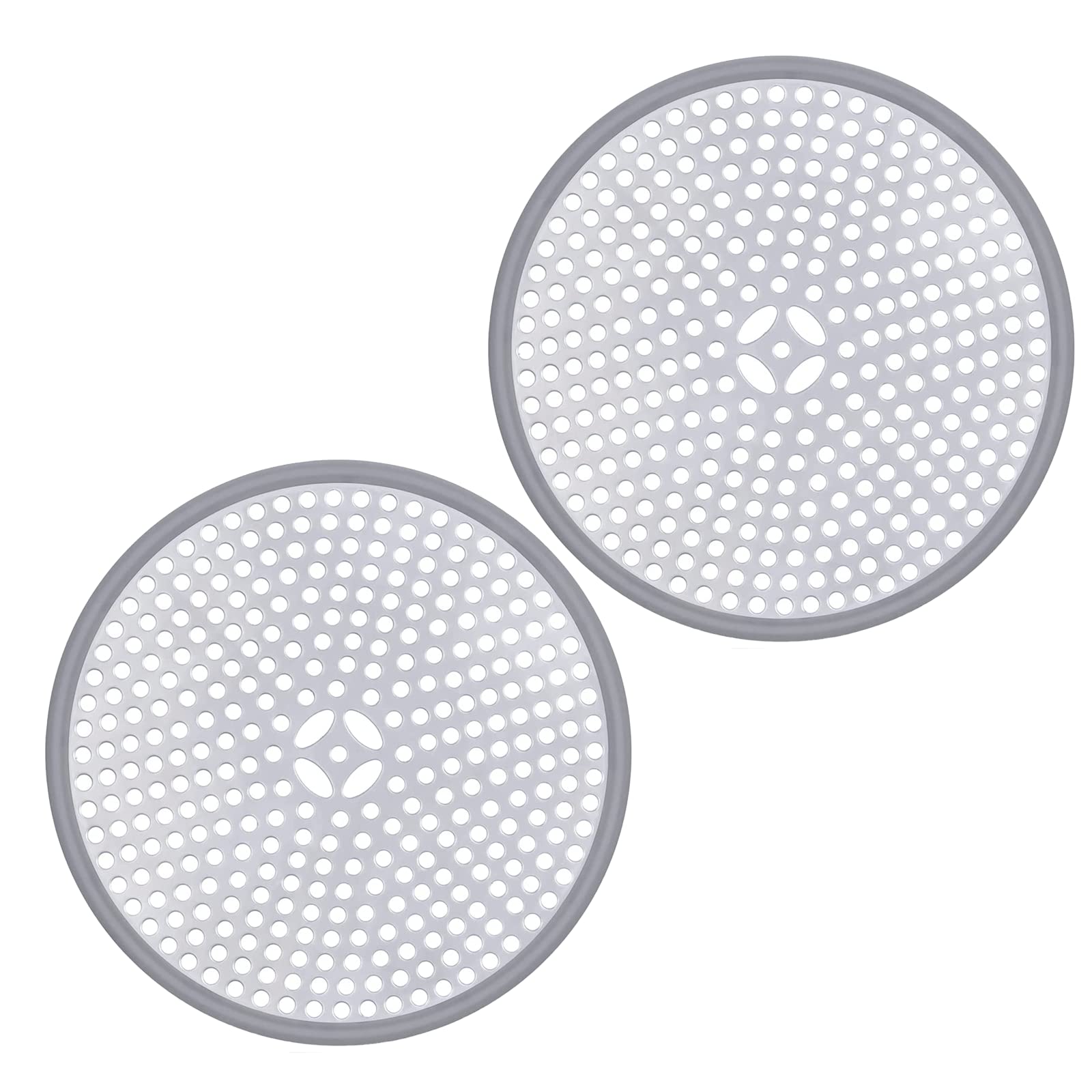 2 Pack Stainless Steel Hair Catcher for Shower, Tub, Sink,Floor Drains,