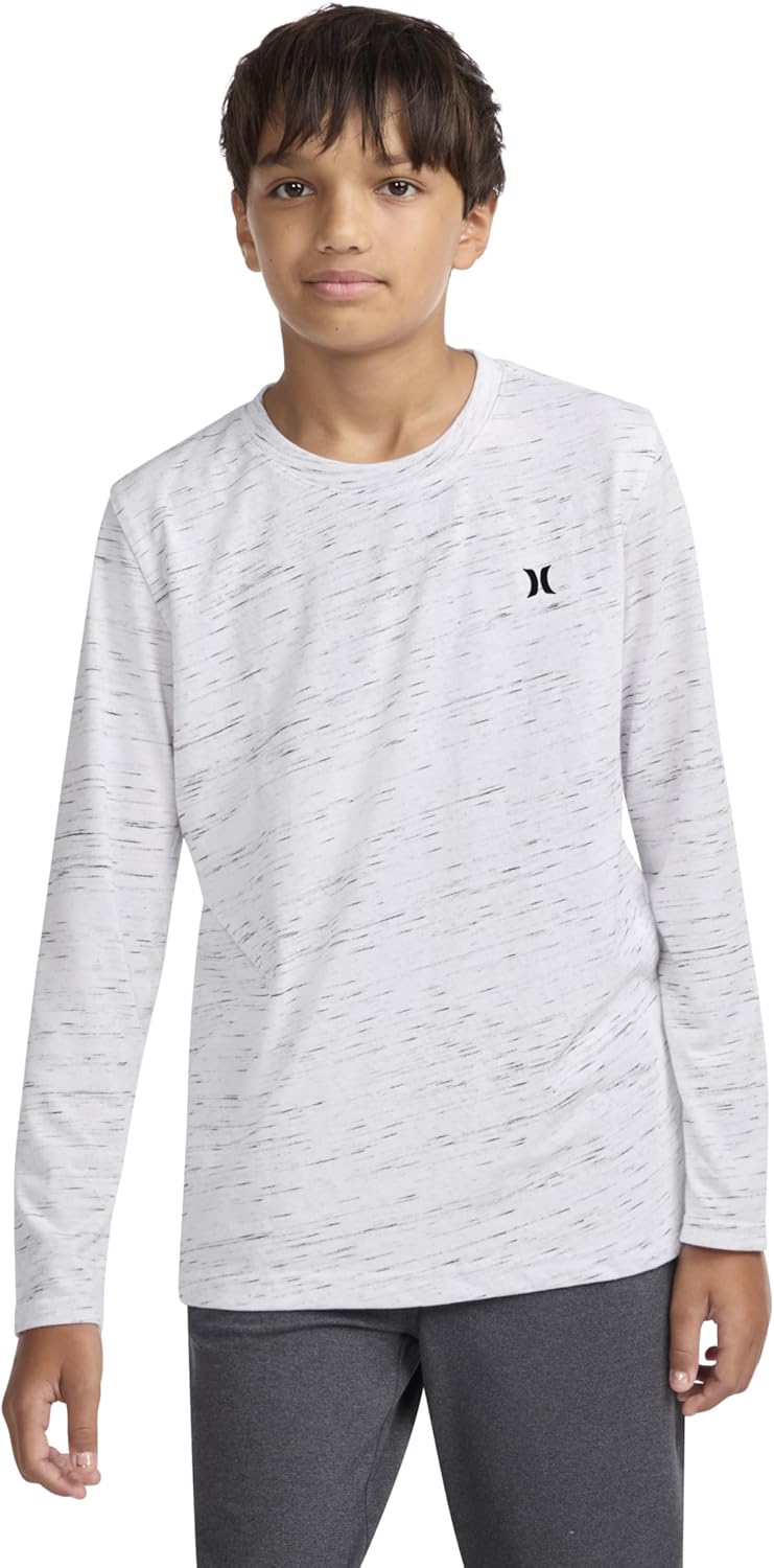 Hurley Boys Boys' Long Sleeve Soft Cloud Slub T-Shirt - Image 3