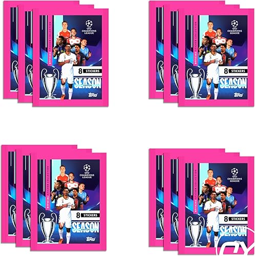 Topps Match Attax UEFA Champions League - Colección de pegatinas 202324-12 paquetes  96 pegatinas  Trading Cards de fútbol