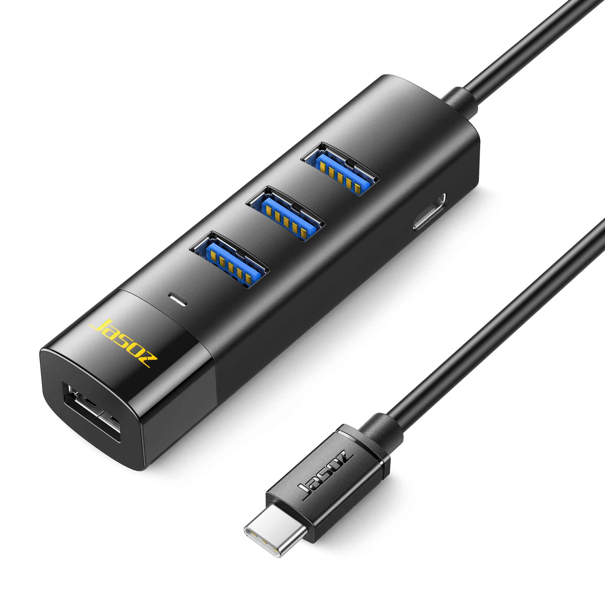 5ft Long USB C Hub 4 Port Splitter PD Charging Laptop PC | Extra long cable, 4-in-1 multiport adapter, 5Gbps fast data sync for MacBook Pro-image-27