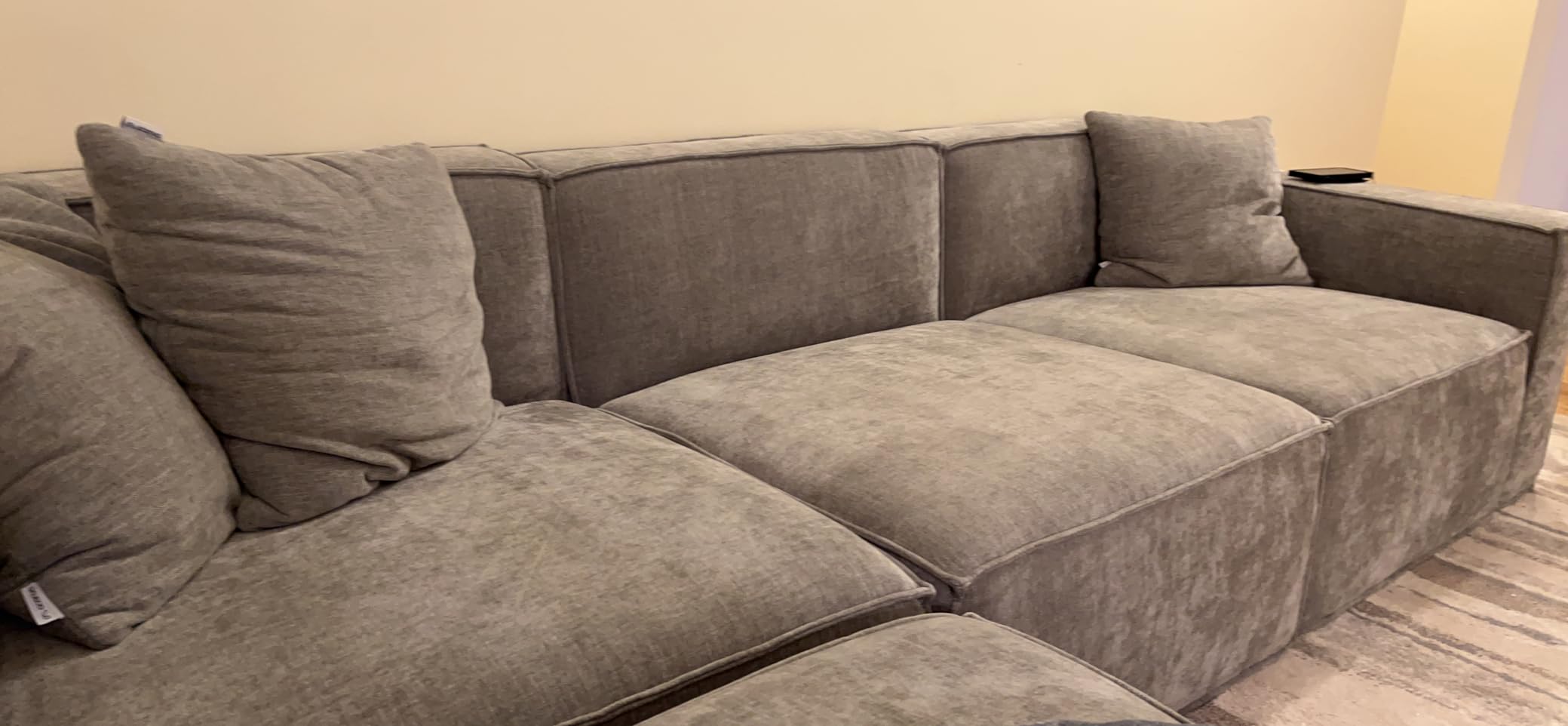 View of $48/mo - Finance Acanva Luxury Modular Sectional Living Room Sofa Set ...