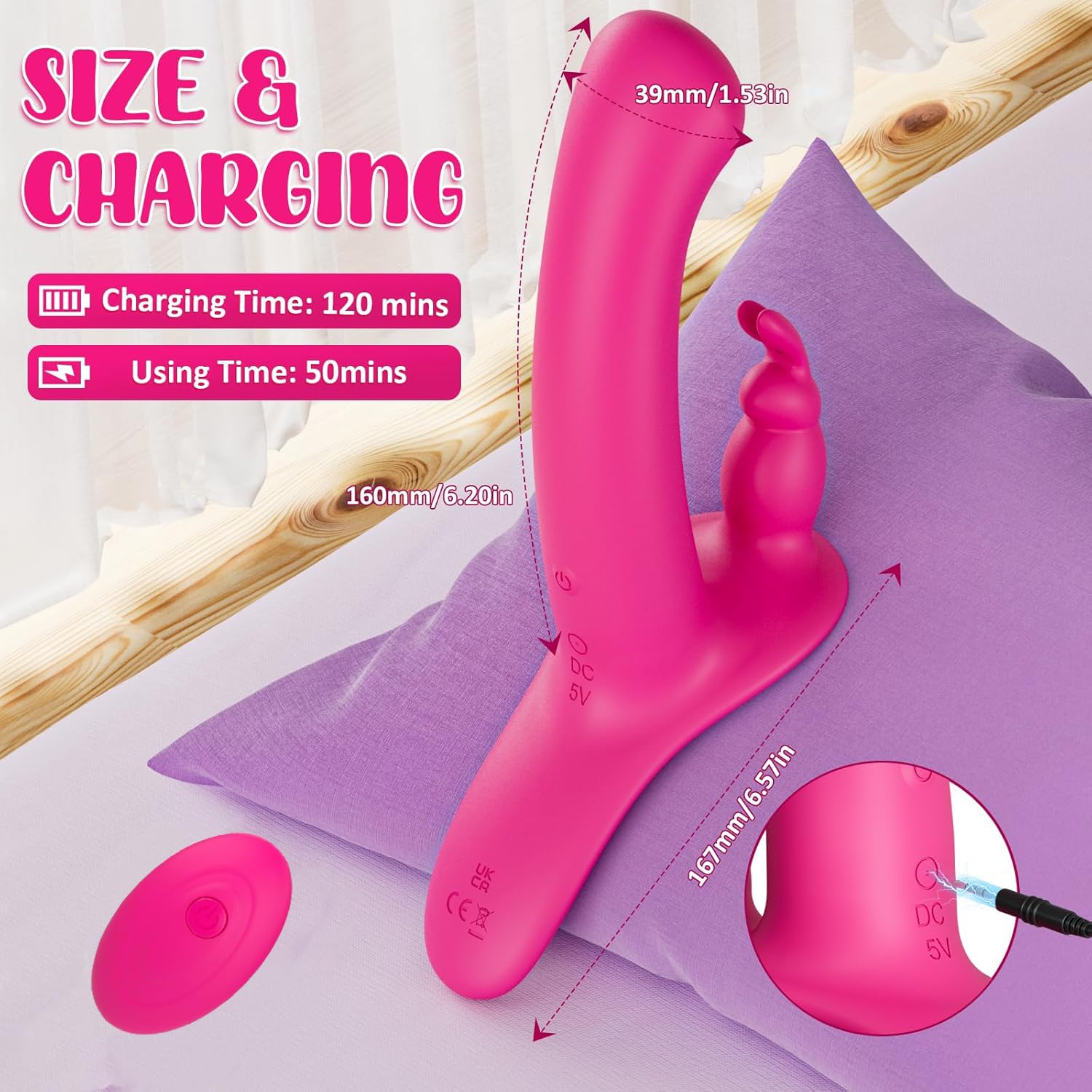 Strap-on Dildo Doble Strapon Cinturones Vibradores, Vibrador Punto G Clitoris, Arneses Sexuales Dildos, Consolador Mujer Lesbianas Sex Toy, Vibradorador Mujer Juguetes Eróticos para Pareja Sexuales