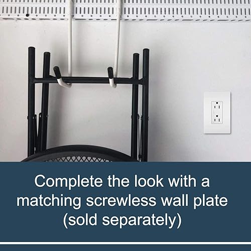 Miniatura 10 de Legrand Radiant 885TRWRWCC8 15 Amp 125 V para exteriores, resistente a manipulaciones, resistente a la intemperie, grado residencial, decorador