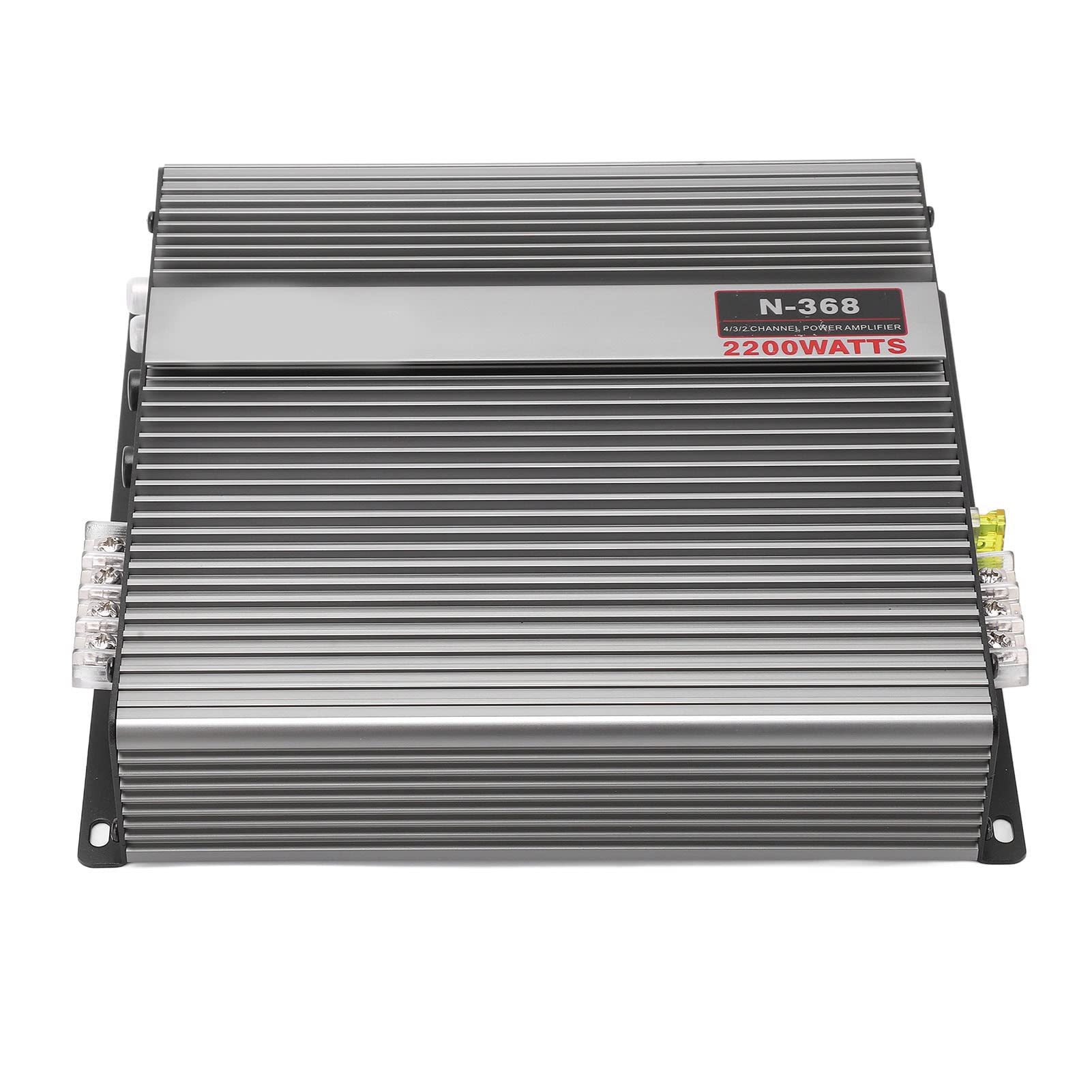 Amplificateur de Voiture Universel, Conception Professionnelle, Fonction de Retard de Réglage pour Système de Haut-parleurs de Voiture, Métal Robuste