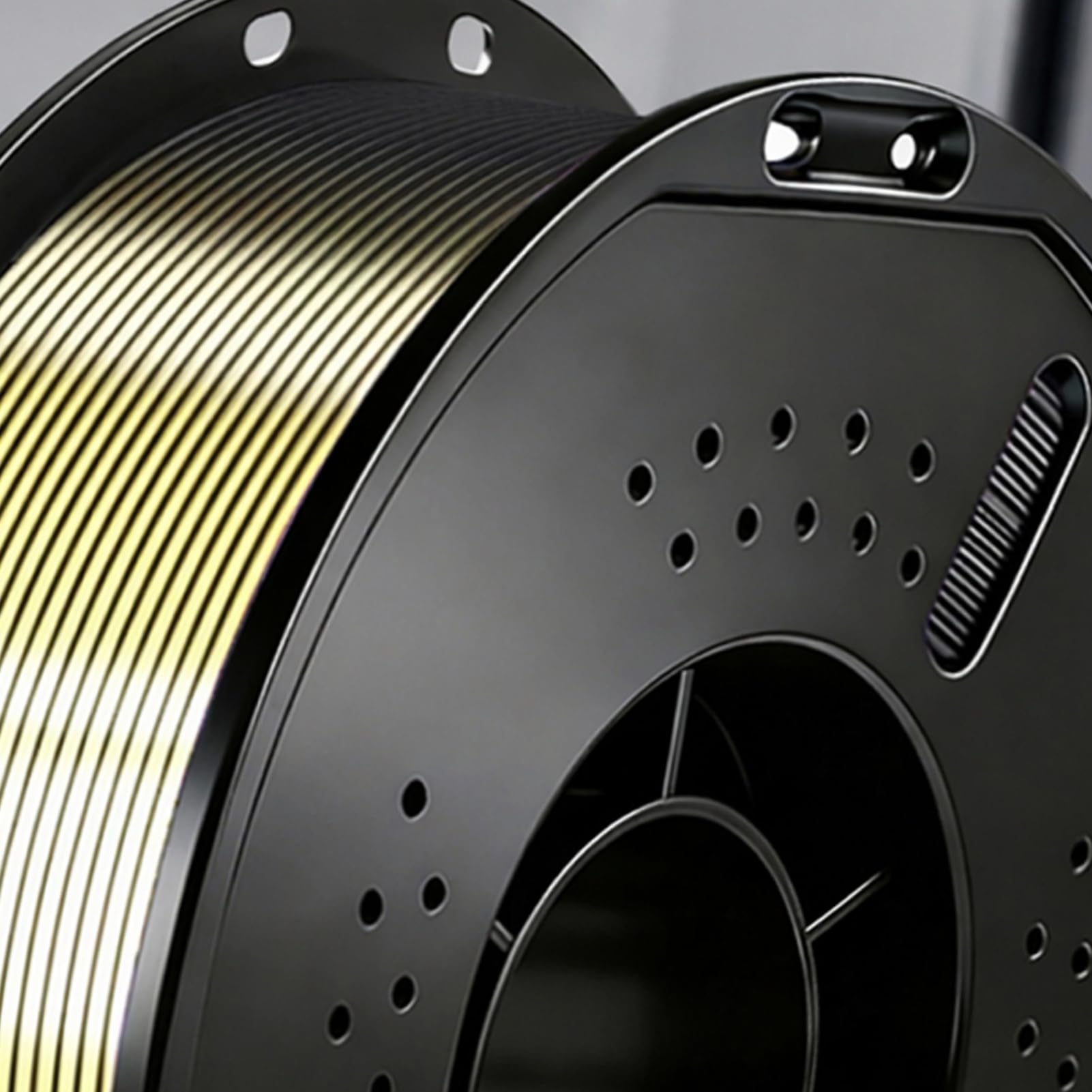 Filamento de impresora 3D de seda de doble color, filamento de carrete de 1.75 mm de 1 kg para impresión de alta velocidad E