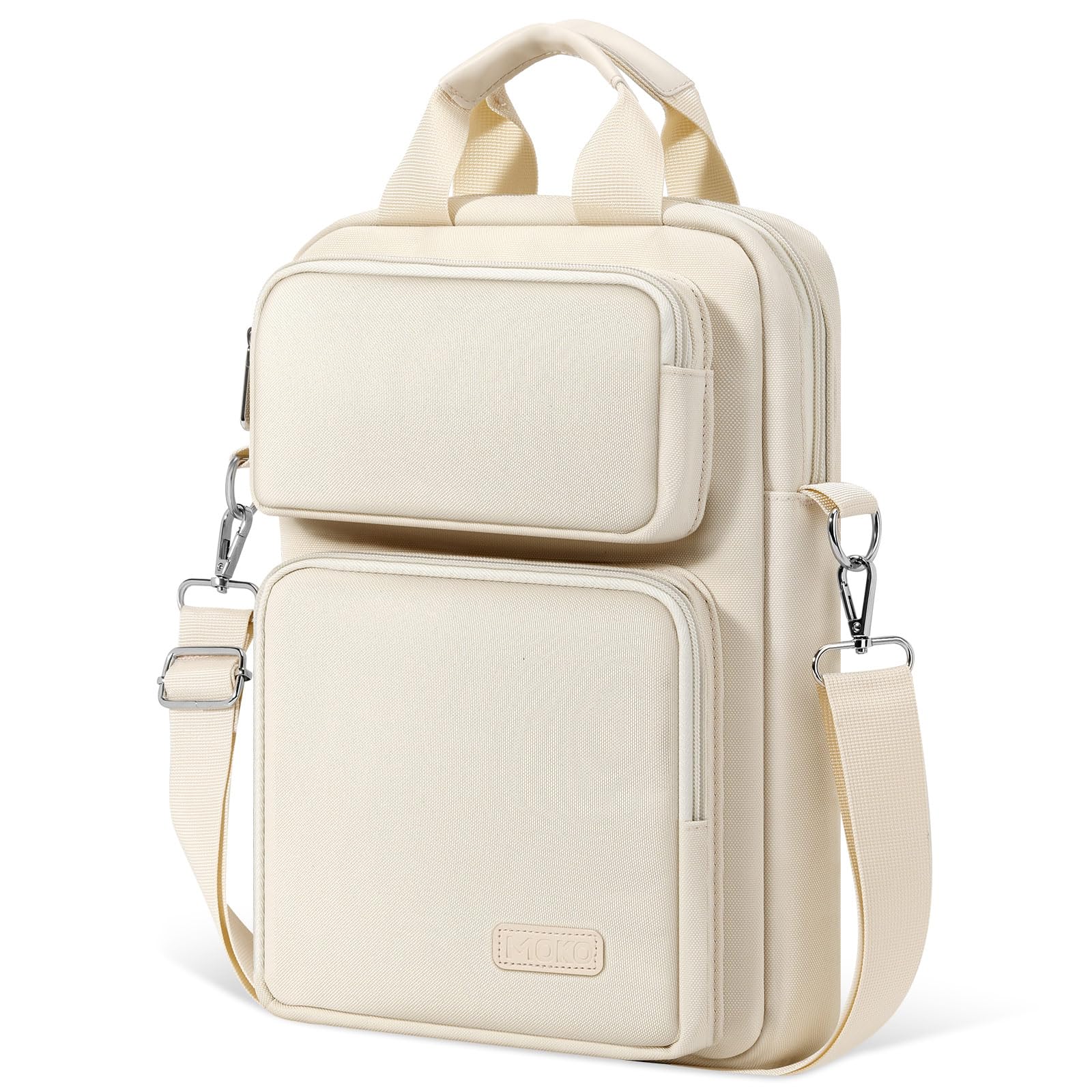 MoKo Tablet Sleeve Borsa, Maniglia Custodia con tre strati di stoccaggio e tracolla staccabile